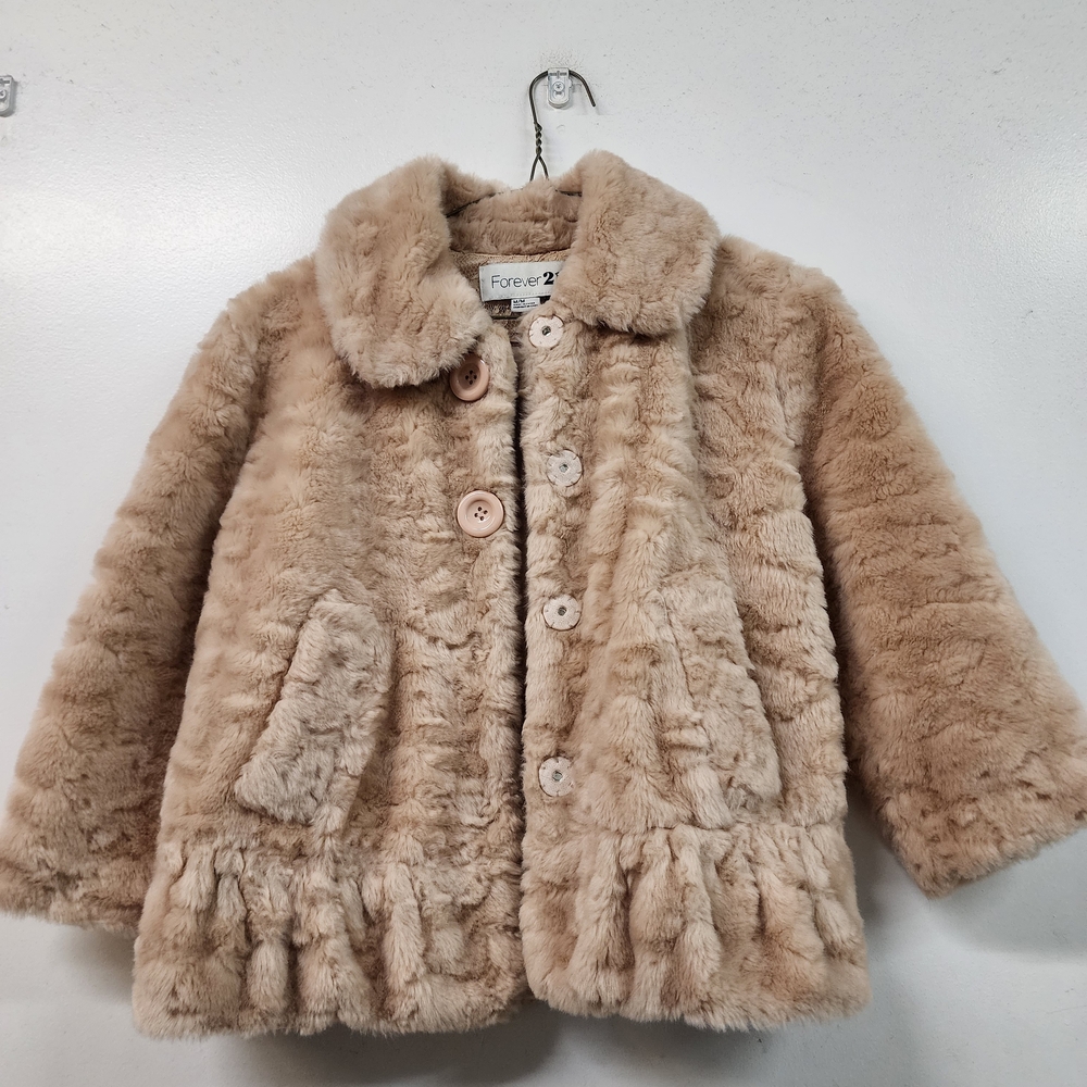 Faux Fur Tan Medium Coat